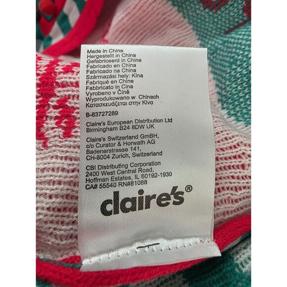 Claires Women's Ugly Sweater Vest One Size Light Up Merry Christmas Poo You - Picture 4 of 12